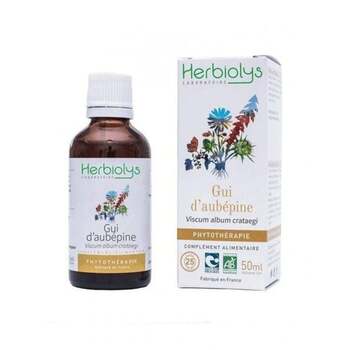 Herbiolys Teinture-mère Gui d'Aubépine BIO 50ml