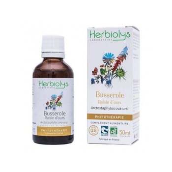 Herbiolys Teinture-mère Busserole Raisin d'ours BIO 50mL