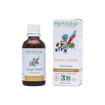 Herbiolys Extrait de Plante Fraîche Sauge Sclarée Bio 50mL