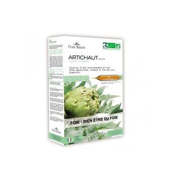 Flora Natura Artichaut Bio Complément Alimentaire Ampoules