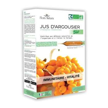 Flora Natura Complément Alimentaire Argousier Bio