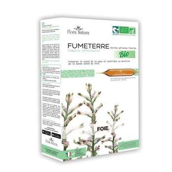 Flora Natura Fumeterre Bio Complément Alimentaire Biologique Ampoules