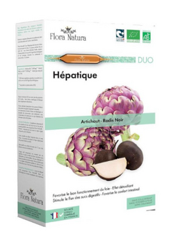 Flora Natura Duo Hépatique Complément Alimentaire Bio Artichaut Radis Noir