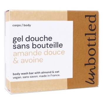 Unbottled Gel Douche Solide Avoine et Amande 110g