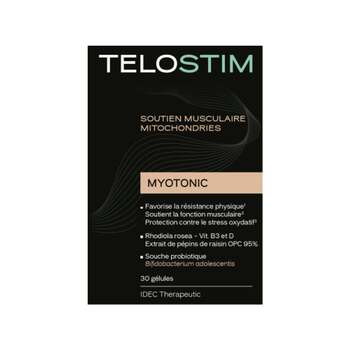 Telostim Myotonic Soutien musculaire mitochondrie 30 gélules