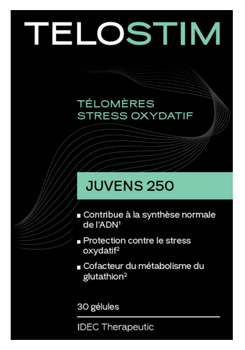 Telostim Juvens 250 Longévité Stress oxydatif 30 gélules