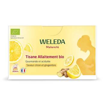 Weleda Tisane Allaitement Citron Gingembre 20 sachets