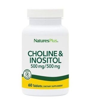 Nature's Plus Choline-Inositol 500mg 60 comprimés