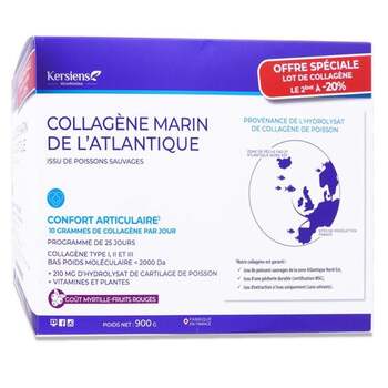 Nature Attitude Collagène Marin Articulation Myrtille Fruits rouges 900g