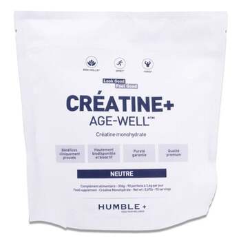 Humble+ Créatine monohydrate Neutre 90 portions