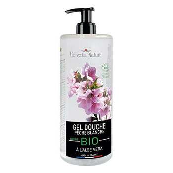 Helvetia Natura Gel Douche Aloe vera Pêche blanche 1L