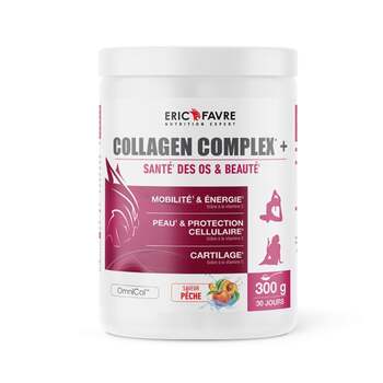 Eric Favre Complément alimentaire Collagène Complex+ Pêche 300g