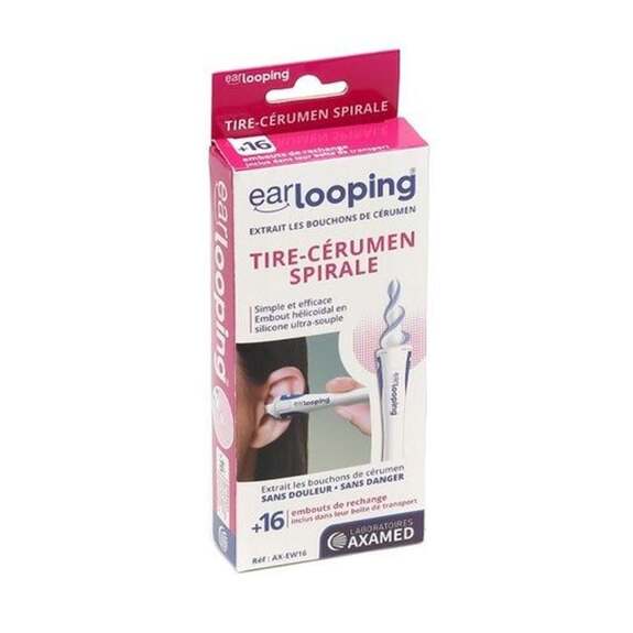 EARLOOPING TIRE CERUMEN SPIRALE