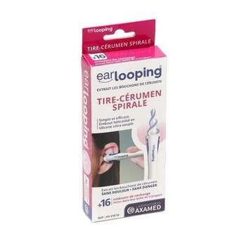 Earlooping Tire-cérumen spiral