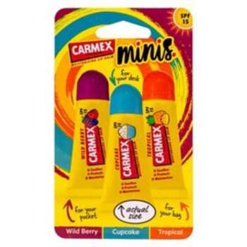 Carmex Baume à lèvres mini tube trio SPF 15