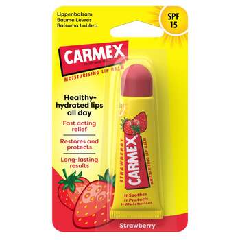 Carmex Baume à lèvres tube fraise SPF 15