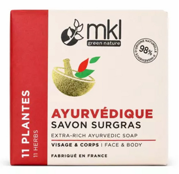 MKL Green Nature Savon de Marseille surgras Ayurvédique 100g