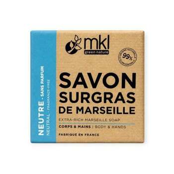 MKL Green Nature Savon de Marseille Surgras Neutre 100 g