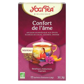 Yogi Tea Infusion Confort de l'Âme 17 sachets
