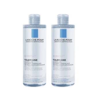 La Roche-Posay Eau Micellaire Toleriane Lot de 2 x 400ml