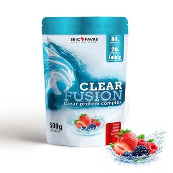 Eric Favre Clear Fusion Protéine Clear Fruits Rouges 500 g