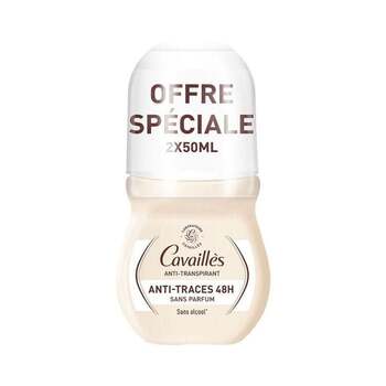 Rogé Cavaillès Déodorant anti-transpirant roll-on Absorb + Sans Parfum 2 x 50 ml