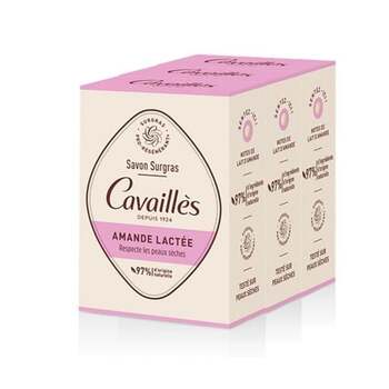Rogé Cavaillès Savon Surgras Amande Lactée 3 x 200 g