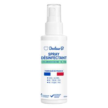 Docteur B Spray désinfectant Chlorhexidine 0,5% 100ml