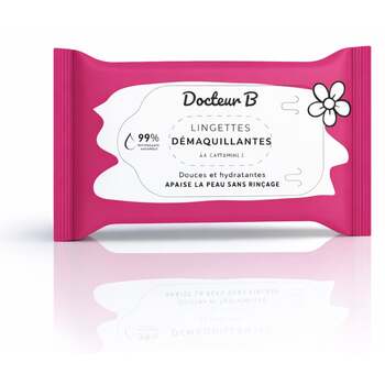 Docteur B Lingettes Démaquillantes x15