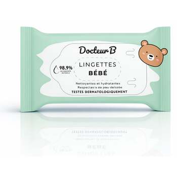 Docteur B Lingettes Pocket Bébé x15