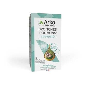 Arkopharma Arkogélules Bronches Poumons 30 gélules