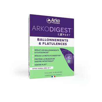 Arkopharma Arkodigest Ballonnements et flatulences 30 gélules