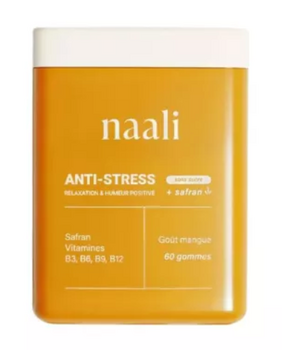 Naali Gummies anti-stress Safran goût mangue x60
