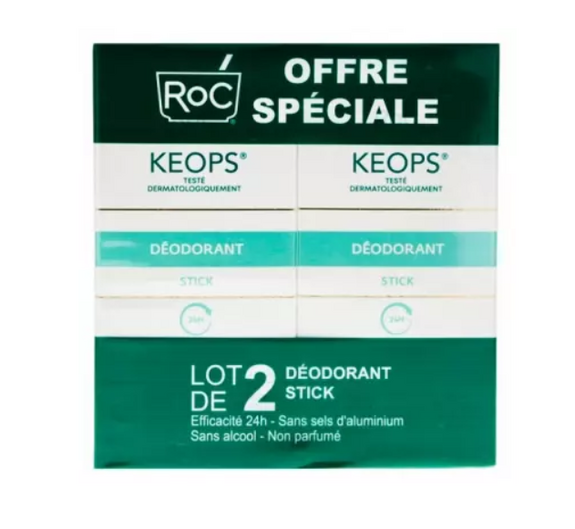 KEOPS Déodorant Stick - 2x40ml