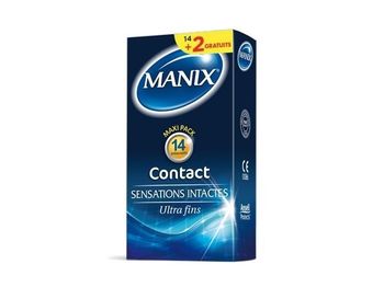 Manix Contact Boite de 12 Préservatifs