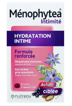 Menophytea Hydratation Intime 30 capsules Nutréov