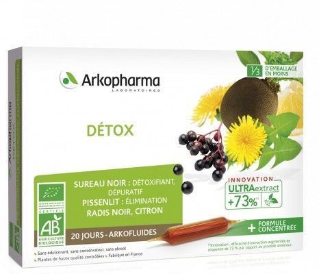 Arkofluides Detox Bio Ampoules Arkopharma Arkofluides Detox Bio Ampoules Arkopharma