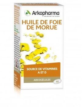 Arkogélules Huile de Foie de Morue 400 mg  60 gélules