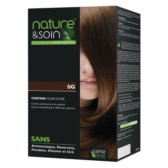 Coloration Permanente Couleur Chatain Clair Dore 5g Nature Et Soin Coloration Permanente Couleur Chatain Clair Dore 5g Nature Et Soin