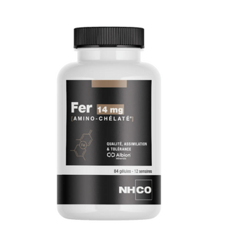NHCO Fer amino-chélaté 84 gélules 14mg