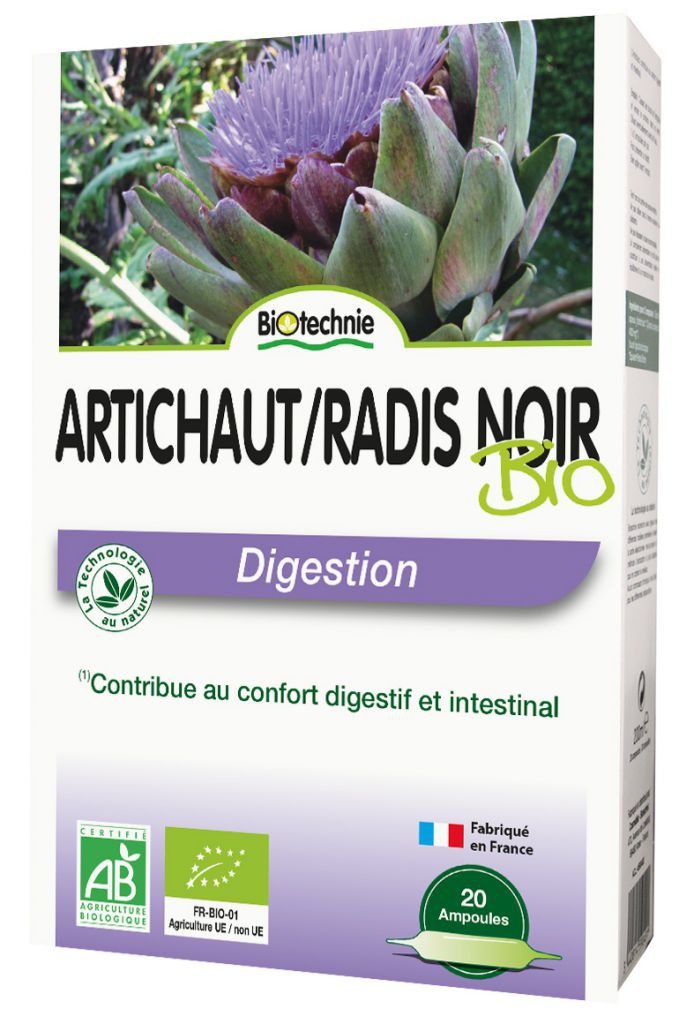 Biotechnie Artichaut Radis Noir Bio Ampoules Biotechnie Artichaut Radis Noir Bio Ampoules