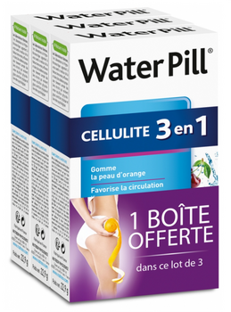 Nutreov Water Pill Cellulite Destockeur Intensif Lot de 3 x 20 Comprimés