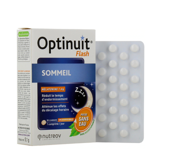 Nutreov Optinuit Flash Melatonine 30 Comprimés