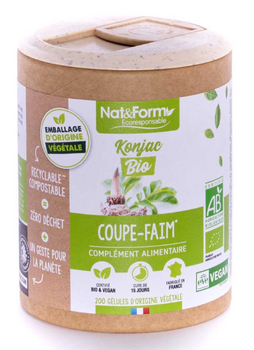 Nat & Form Konjac Bio 200 gélules