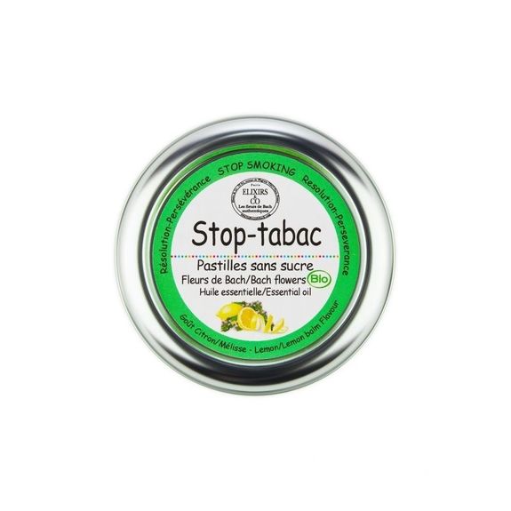 Pastilles StopTabac Bio sans sucre Fleurs de Bach 45g Pastilles StopTabac Bio sans sucre Fleurs de Bach 45g