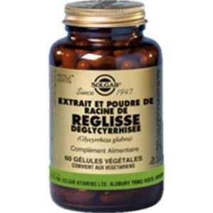 Solgar Réglisse racine 60 gélules végétales