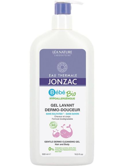 Jonzac Bebe Bio Gel Lavant Dermo Douceur 500ml Jonzac Bebe Bio Gel Lavant Dermo Douceur 500ml