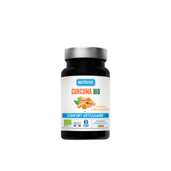Nutrivie Curcuma bio et poivre Noir bio 60 gélules