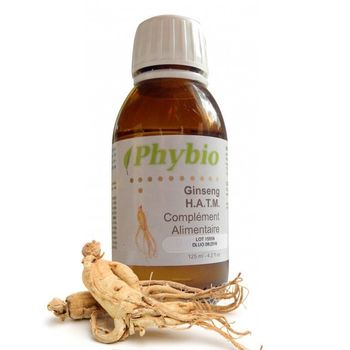 Phybio GINSENG (Ginseng rouge) H.A.T.M. 125ml non bio