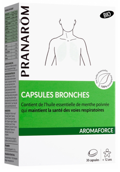Pranarôm Aromaforce Bronches Eubiarom 30 capsules